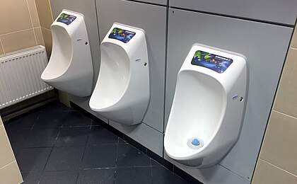 Dell usa urinóis sem água URIMAT